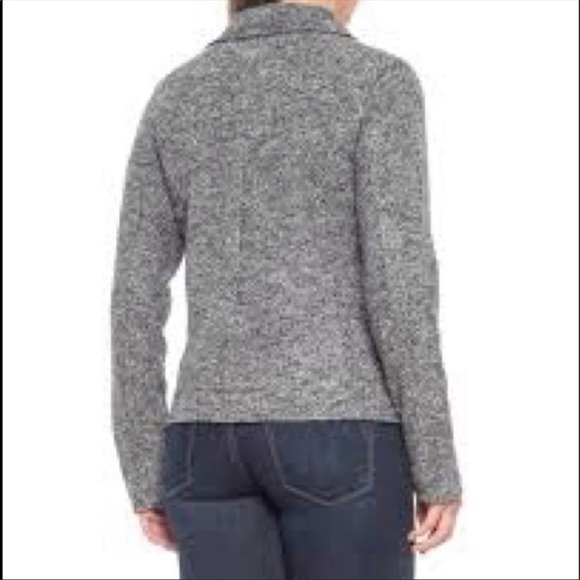 Tahari Wool Asymmetrical Zip Moto Jacket - Picture 2 of 8